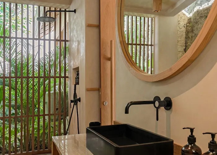 别墅 Rumah Amara - Tropical Modern, Japanese-inspired 1 Bedroom In Peaceful Jungle *