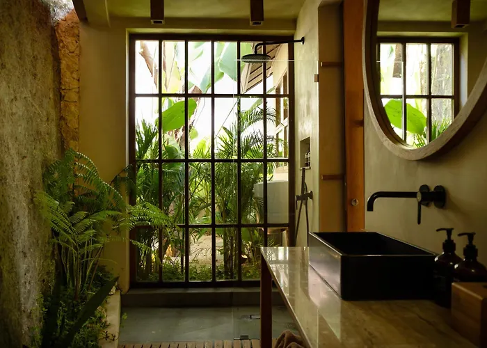 别墅 Rumah Amara - Tropical Modern, Japanese-inspired 1 Bedroom In Peaceful Jungle